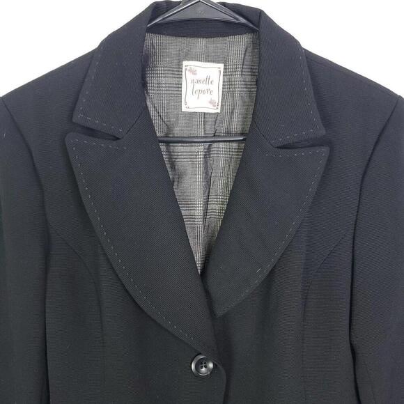 Nanette Lepore Coat Womens Small One Button Tie Waist Belted Thick Collar - Picture 3 of 11